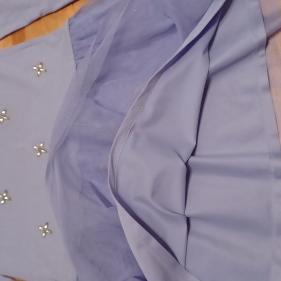 Children 's Place Blue sparkle ✨️ dress size 10 - Picture 4 of 6